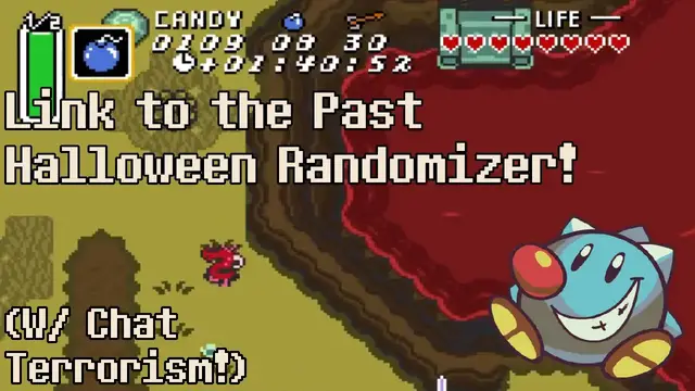 Video thumbnail for 🔴Let's Play A Link to the Past Randomizer | Halloween + Crowd Control!