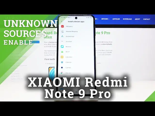 'Video thumbnail for How to Download Apps from Unknown Sources on XIAOMI Redmi Note 9 Pro - Apps Installation'