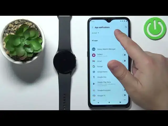 'Video thumbnail for How to Enable Android Phone Notifications on Samsung Galaxy Watch 5?'