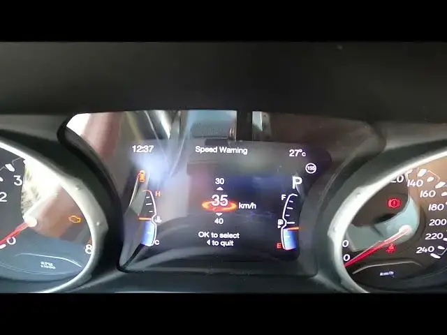 'Video thumbnail for How to Enable or Disable Speed Warning in Jeep Compass II ( 2017 - now )'