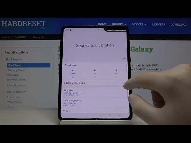'Video thumbnail for How to Change Vibration Settings in SAMSUNG Galaxy Fold – Vibration Options'
