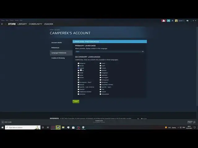 Video thumbnail for Steam 2022 - How To Change Store Language Preference