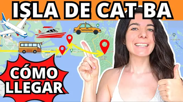 Video thumbnail for Viajar a Vietnam ✅✅ Cómo llegar a Cat Ba en bus, avión, traslado, taxi y ferry/barco