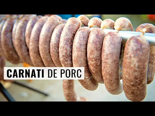 Video thumbnail for Cârnați de porc gustoși și suculenți - rețeta tradițională de cârnați de casă | Bucate Aromate