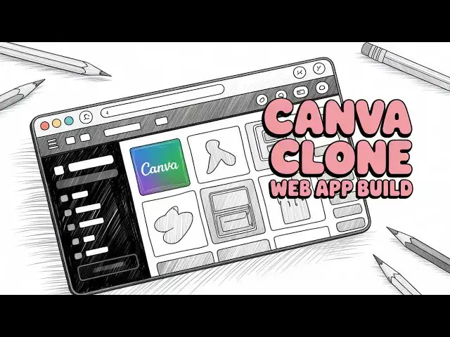 Video thumbnail for Build a Canva Clone Image to Pencil Drawing Sketch Editor in Browser Using HTML & JavaScript