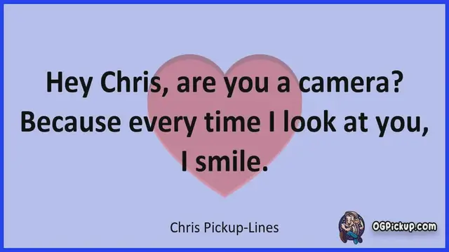 Video thumbnail for Chris - Pickup-Lines & Rizz for Him & for Her