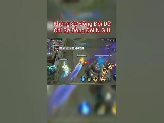 'Video thumbnail for Không Sợ Đồng Đội Dỡ Chỉ Sợ Đồng Đội N.G.U.. #honorofkings #thếgiớigameviệt #shortvideo'