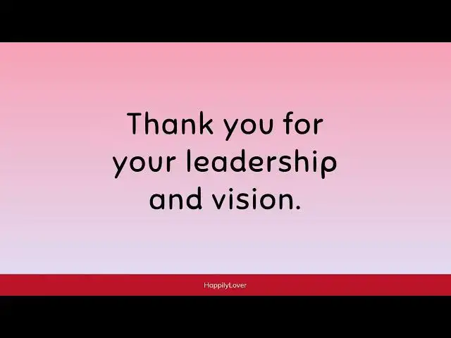 Video thumbnail for Thank You Messages For Boss: Notes & Letters | Expressing Gratitude and Professional Appreciation