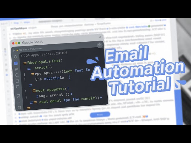 Video thumbnail for Google Apps Script Tutorial to Schedule & Send HTML5 Template Emails inside Google Sheets