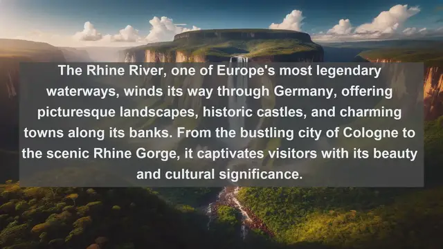 Video thumbnail for Discovering Germany's Waterways: Top 10 Famous Rivers in Germany