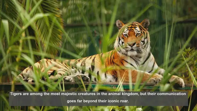 Video thumbnail for 10 Ways Tigers Communicate Through Body Language