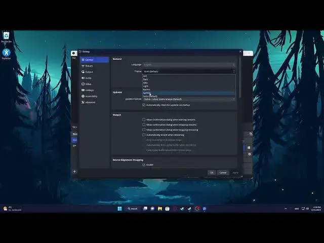 Video thumbnail for How To Change OBS Theme