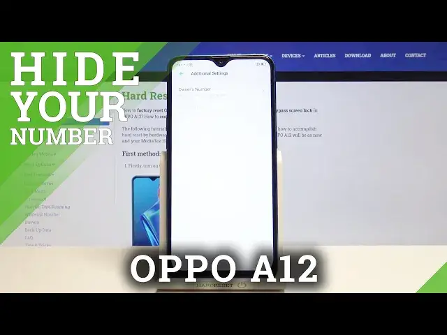 'Video thumbnail for How to Hide or Show caller ID in OPPO A12 – Private Number'