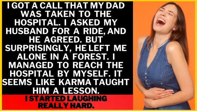 'Video thumbnail for Dad was taken to the hospital, so I called my husband for a ride. He agreed, but...'