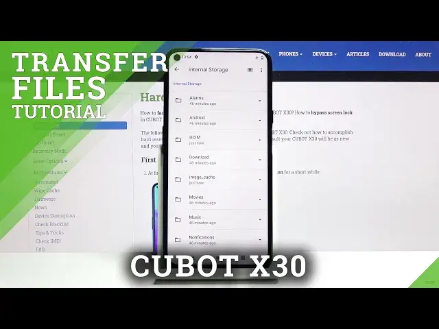 'Video thumbnail for How to Transfer Files in CUBOT X30 – Move Data'