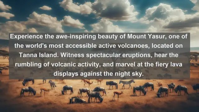 Video thumbnail for Discovering Vanuatu's Natural Marvels: Top 10 Must-See Landscapes