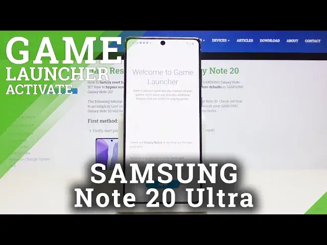 'Video thumbnail for How to Activate Game Launcher in SAMSUNG Galaxy Note 20 – Organize Games'
