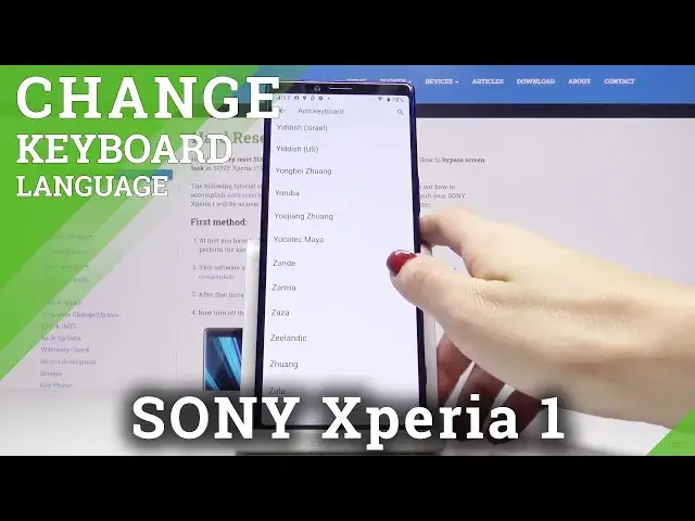 'Video thumbnail for How to Find Keyboard Dictionary in SONY Xperia 1 – Keyboard Language'