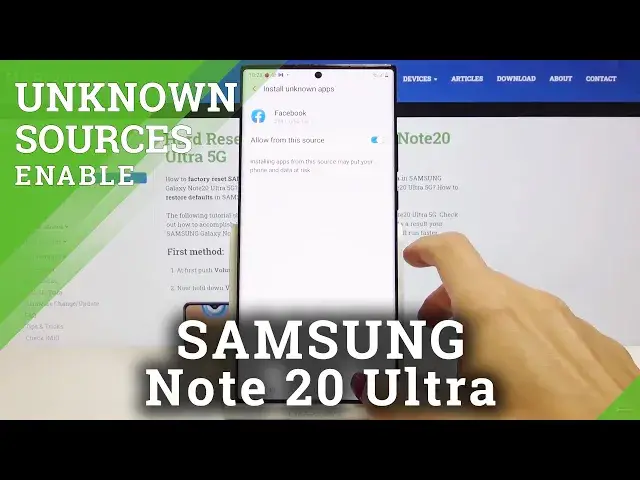 'Video thumbnail for How to Enable Unknown Sources in SAMSUNG Galaxy Note 20 Ultra – Allow Downloading'