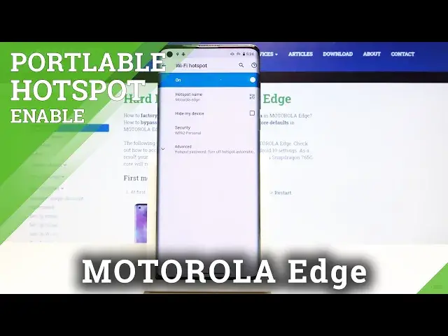 Video thumbnail for How to Create Portable Hotspot on Motorola Edge - Wireless Internet
