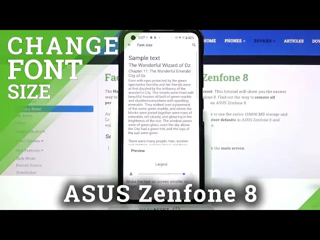 'Video thumbnail for How to Change Font Size in ASUS Zenfone 8 – Set Up Font Size'