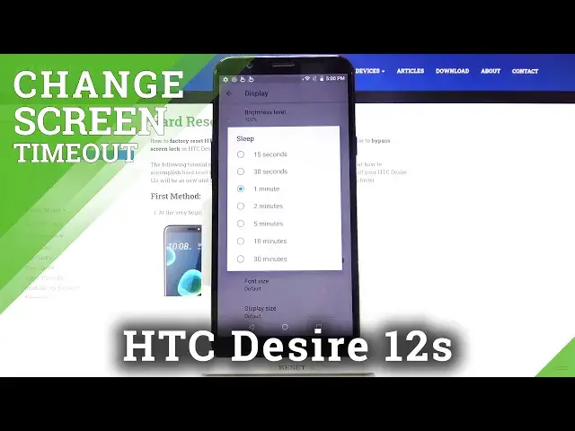 Video thumbnail for How to Adjust Screen Settings in HTC Desire 12s - Choose Display Timeout