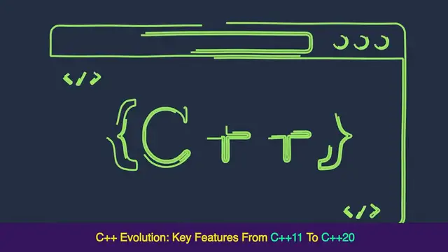 Video thumbnail for C++ Evolution: Key Features from C++11 to C++20