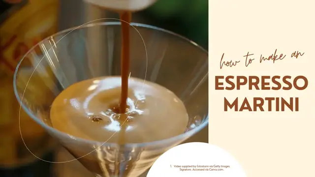 Video thumbnail for Espresso Martini