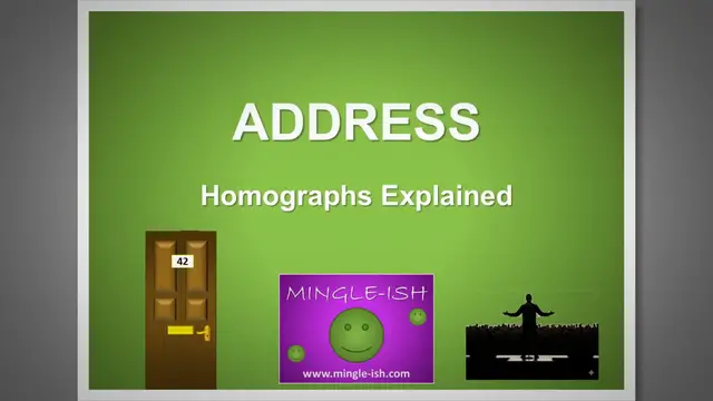 'Video thumbnail for Address: Homographs Explained'