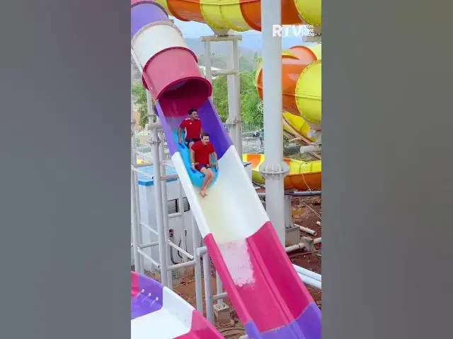 Video thumbnail for 2 Person - Water Slide at IMAGICA Water Park #shorts #waterpark