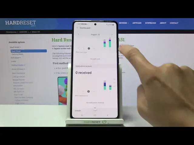 'Video thumbnail for How to Check Total Screen Timeout in SAMSUNG Galaxy A51 - Find Screen Statistics'