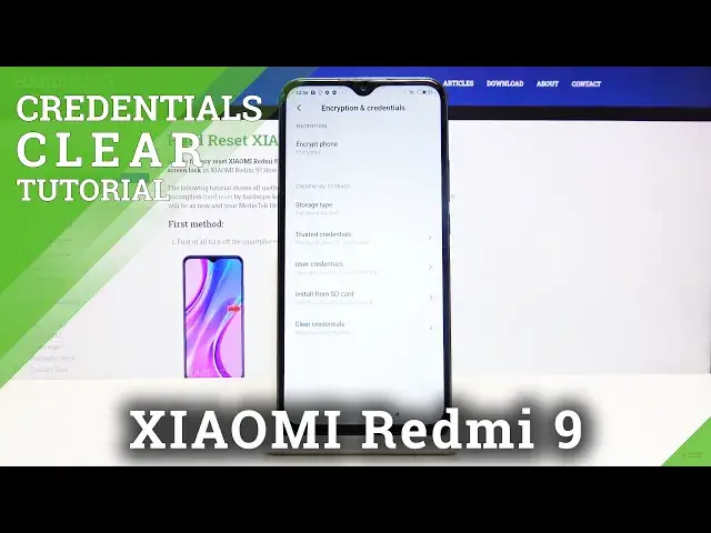 'Video thumbnail for How to Clear Credentials in Xiaomi Redmi 9 – Remove Certificates'