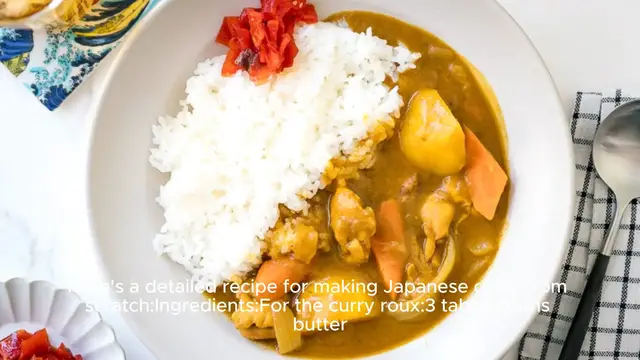 Video thumbnail for Japanese curry recipe