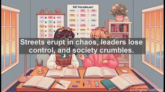 Video thumbnail for 5000 Must Know SAT Vocabulary - Anarchy: When Society Loses Its Rulebook