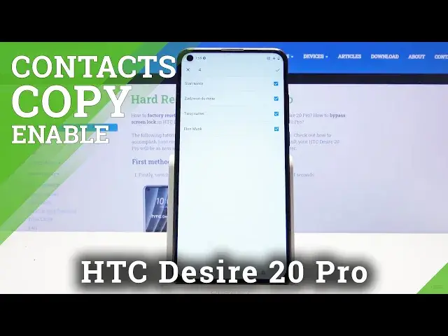 'Video thumbnail for How to Copy Contacts in HTC Desire 20 Pro – Export & Import Contacts'
