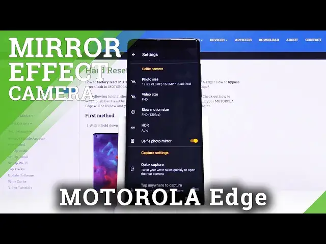 Video thumbnail for How to Enable Camera Mirror Effect in Motorola Edge