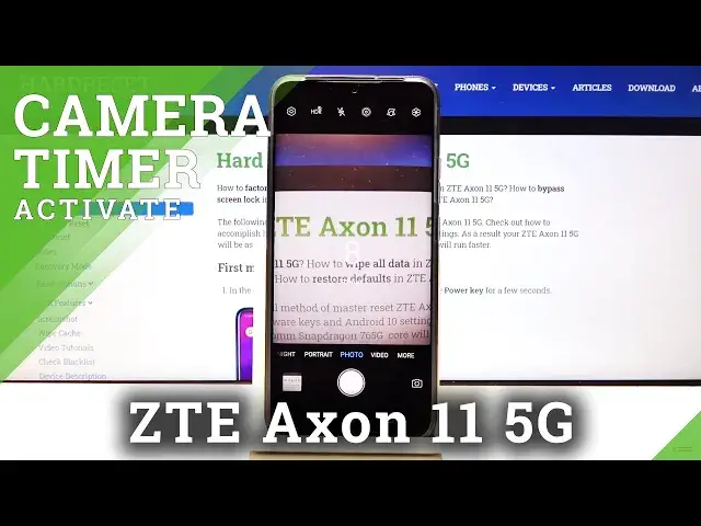 Video thumbnail for How to Use Camera Timer on ZTE Axon 11 5G – Camera Settings