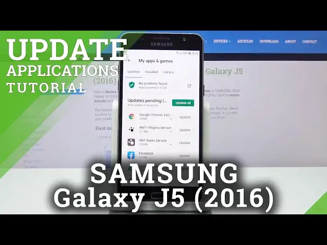Video thumbnail for How to Update Apps in SAMSUNG GALAXY J5 (2016)- Download Lates App Version