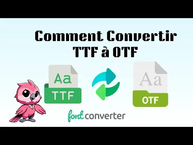 Video thumbnail for Comment Convertir TTF en OTF (Guide Simple)