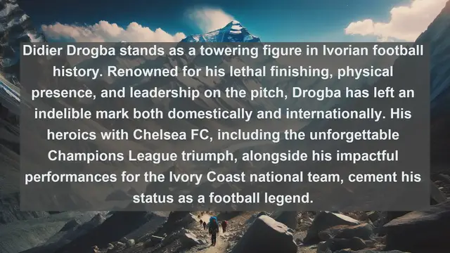 Video thumbnail for Ivory Coast's Finest: Top 10 Football Players You Need to Know