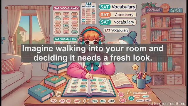 Video thumbnail for 5000 Must Know SAT Vocabulary - Understanding 'Rearrange': Definition, Usage, and Common Mistakes