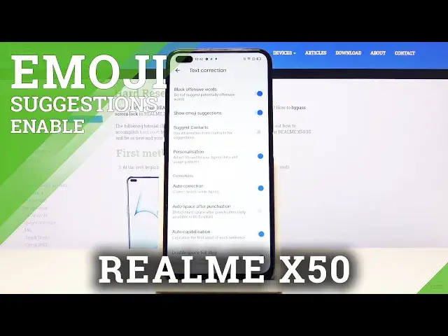 'Video thumbnail for How to Activate Emoji Suggestions in REALME X50 5G – Keyboard Settings'