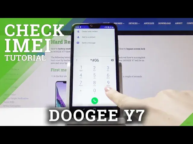 'Video thumbnail for How to Check IMEI Number on DOOGEE Y7 - Find Serial Number'