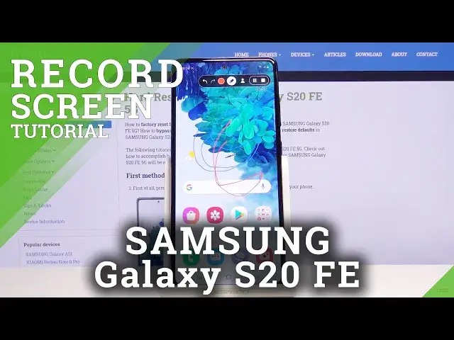 'Video thumbnail for How to Record Screen in SAMSUNG Galaxy S20 FE 5G – Screen Recording'