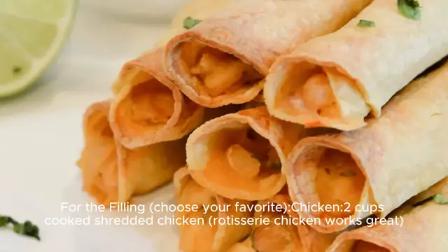 Video thumbnail for Taquitos recipe