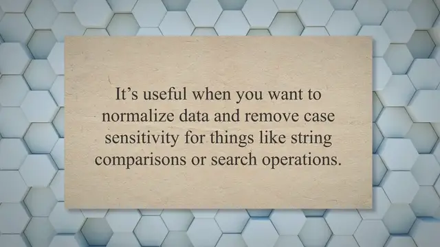 Video thumbnail for How To Lowercase A String In Ruby