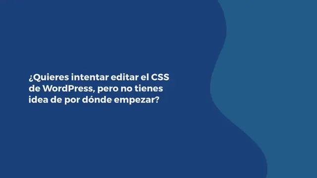 Video thumbnail for ¿Cómo Editar CSS en WordPress? (Editar, Agregar y Personalizar el aspecto de tu sitio)