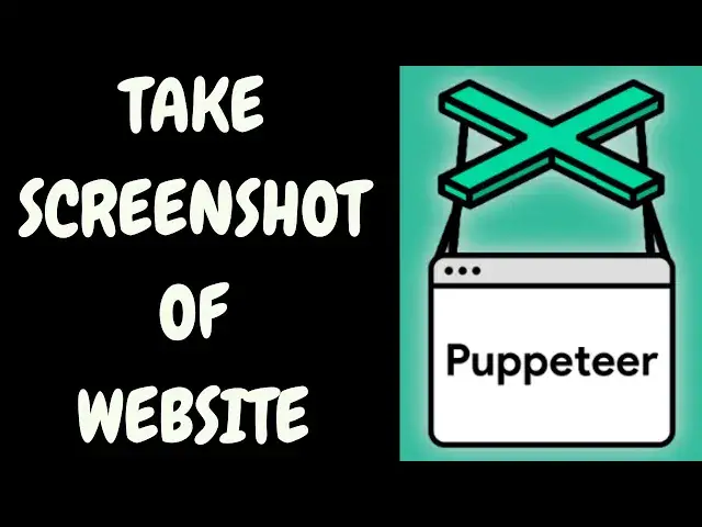 Video thumbnail for Node.js Puppeteer Project to Take Image Screenshot of Webpage URL and Save it as PDF  Document