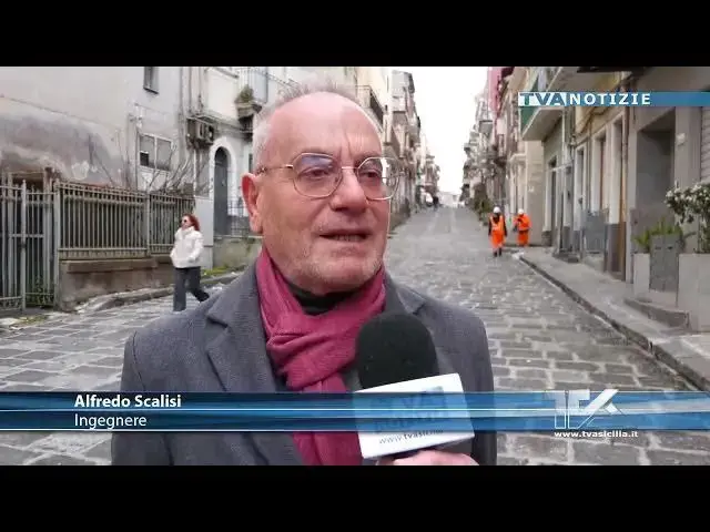 Video thumbnail for Adrano. Regimazione delle acque in via Battiati: ultimati i lavori riaperta la strada