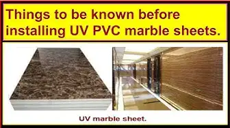 Video thumbnail for Things to be known before installing UV PVC marble sheets./Useful tips over UV marble sheets.